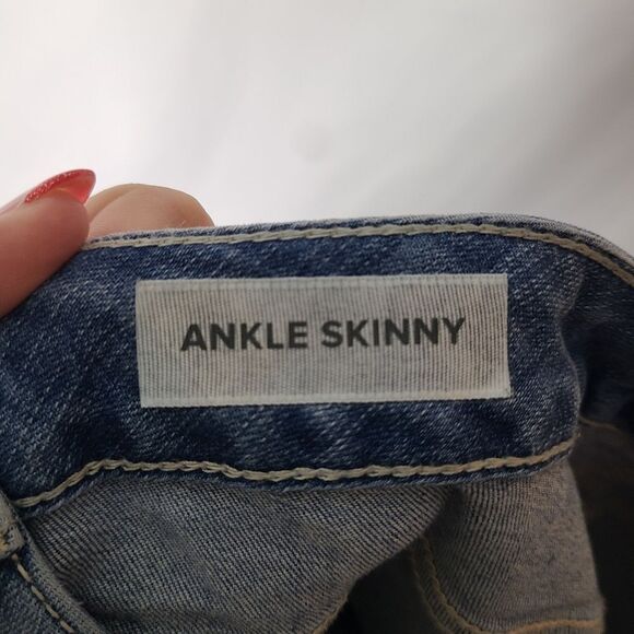 Torrid Distressed Ankle Skinny Jeans Size 22R - Picture 5 of 6